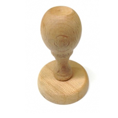 Sello de madera forma redonda