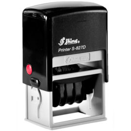 Sello de caucho fechador S-827D  TEXTO 50X30