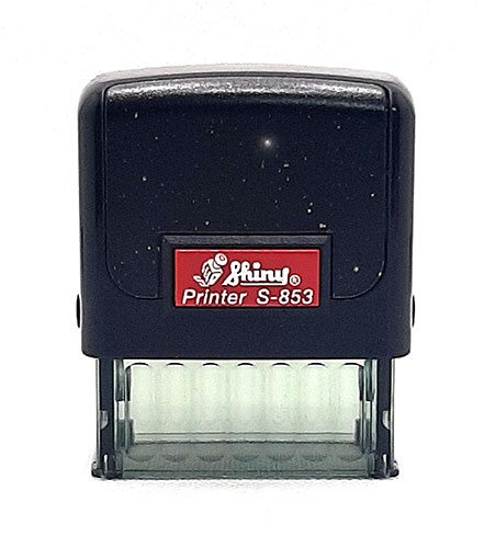 Sello Shiny s853 Rectangular 47x17 mm (5 líneas)