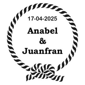 Sello de Boda Personalizado B10