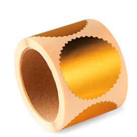 Etiquetas adhesivas sl-100 oro
