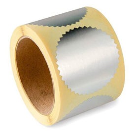 Etiquetas adhesivas sl-100 plata