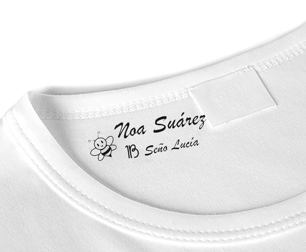 Sello personalizado textil infantil