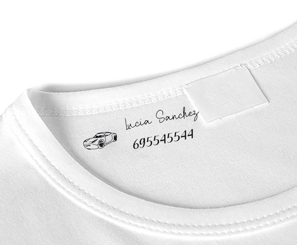 Sello personalizado textil infantil
