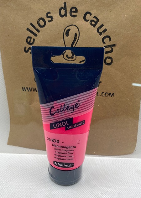Tinta de grabado en relieve COLLEGE Fuxia