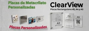 Placa de Metacrilato personalizadas